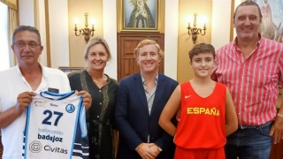 Recepcion del Alcalde de Badajoz
